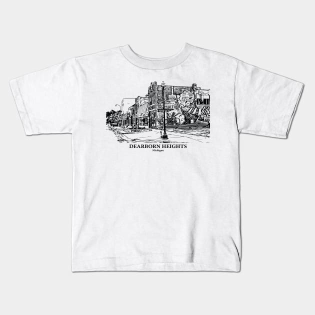 Dearborn Heights - Michigan Kids T-Shirt by Lakeric